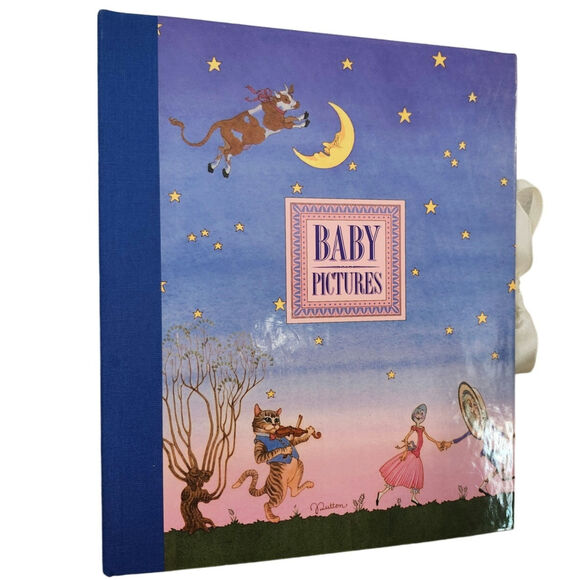 New Vintage Michel Publishing Baby Photo Album Cow Jumped Over the Moon 1995 - Picture 1 of 10